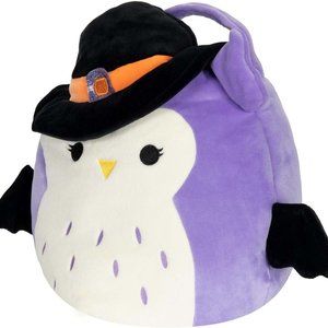 Squishmallow Halloween treat pail -  Holly the Owl, new
